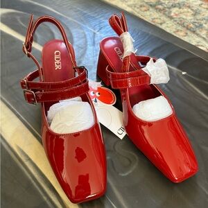 New patent sling backs